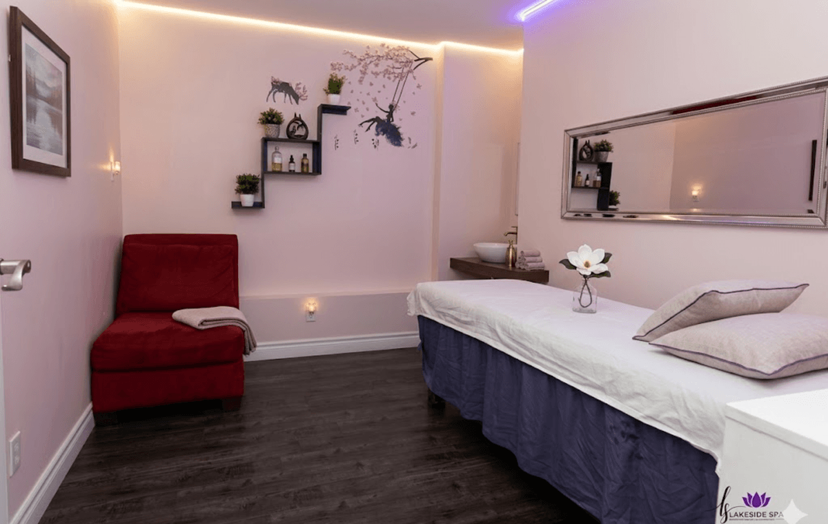 Spa treatment room
